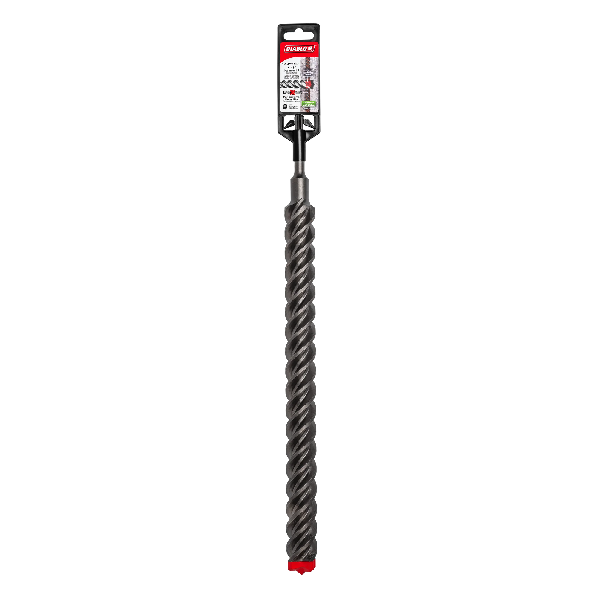 DIABLO DMAPL4330 1-1/4"X16"X18" SDS PLUS 4 CUTTER CARBIDE